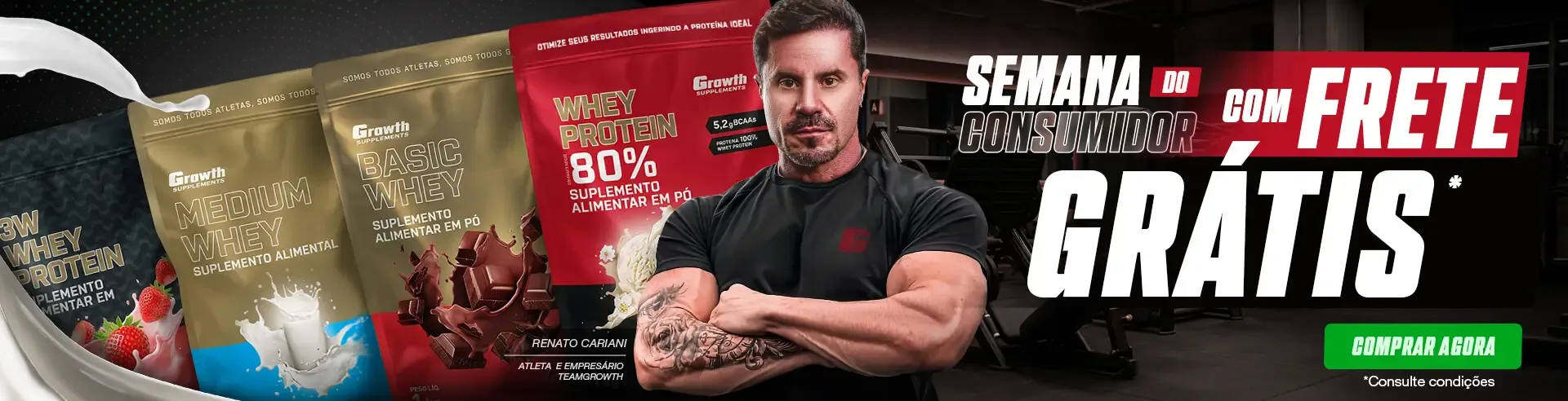 Semana do consumidor - Growth Supplements