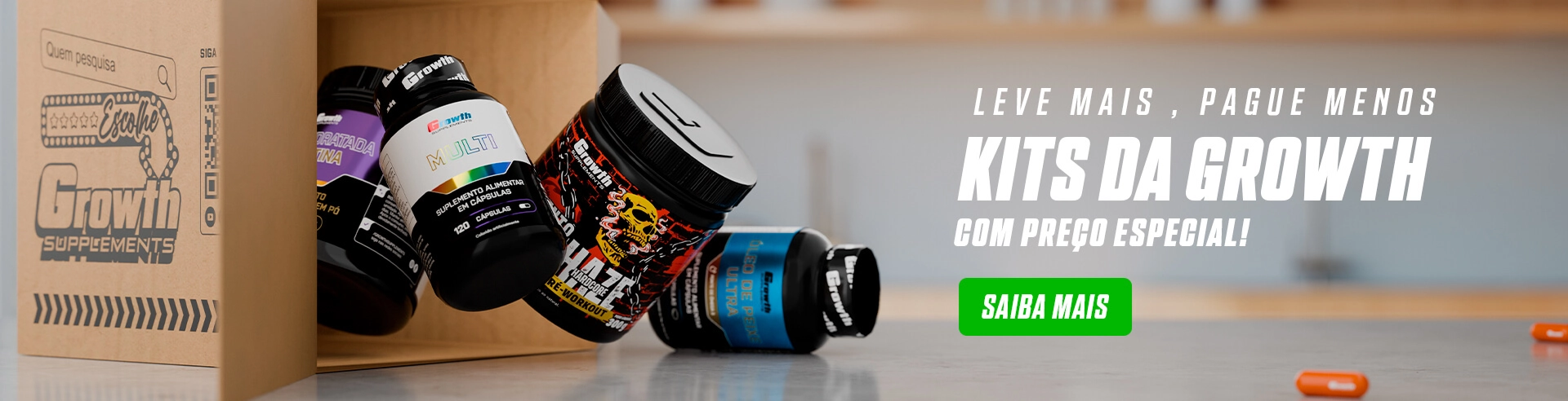 Kits - Suplementos alimentares na Growth Supplements!