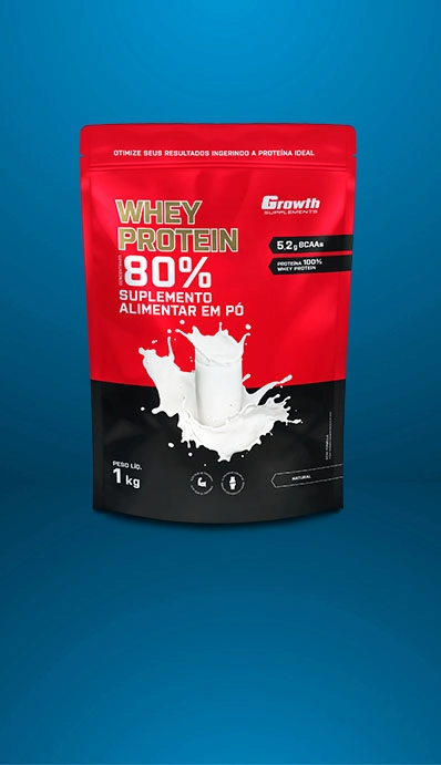 (TOP) WHEY PROTEIN CONCENTRADO (1KG) - GROWTH SUPPLEMENTS
