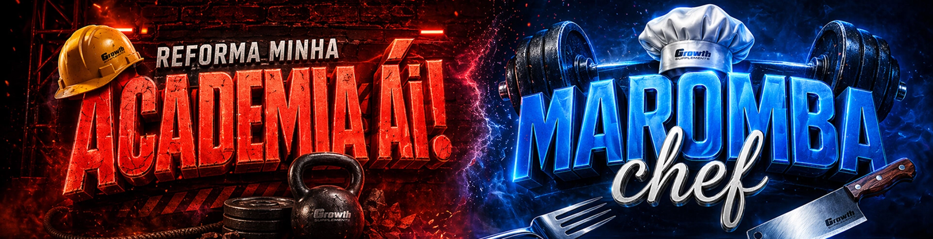 Reality Growth com Reforma Minha Academia Aí e Maromba Chef