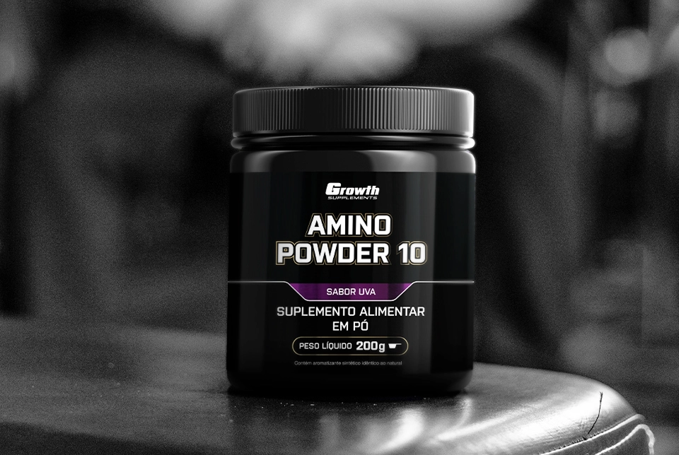Amino powder 10 sabor uva - Growth Supplements
