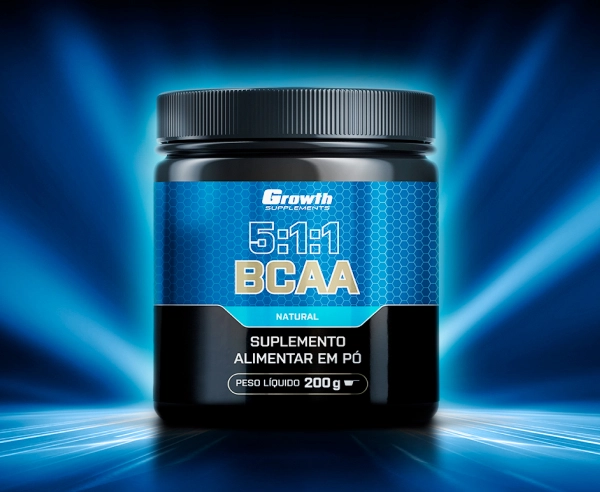 BCAA 5:1:1 em pó - Growth Supplements