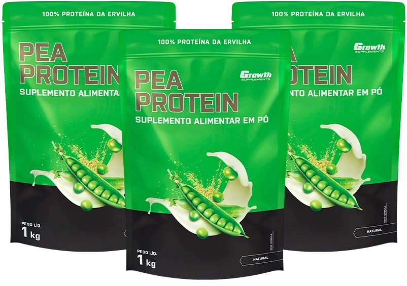Growth Supplements - IMAGEM ILUSTRATIVA PROTEINA DE ERVILHA