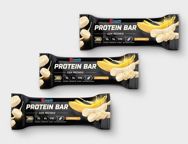 Protein Bar recheio Banana Growth Supplements