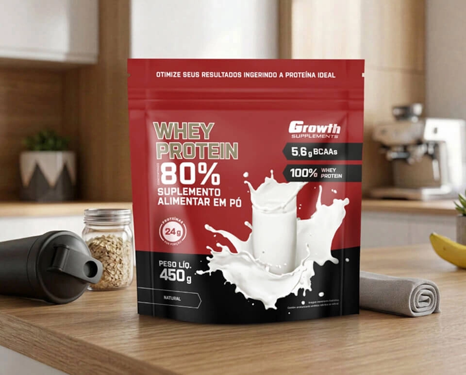 IMAGEM ILUSTRATIVA - WHEY PROTEIN 450G