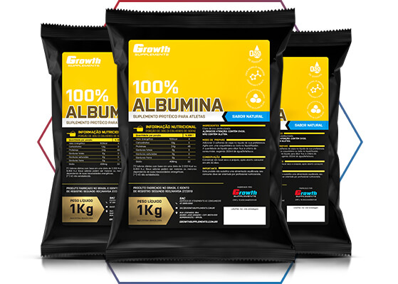 Albumina: melhor preço na Growth Supplements