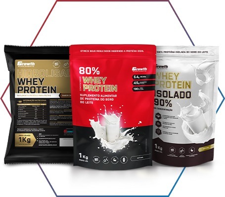 Whey Protein é só na Growth Supplements