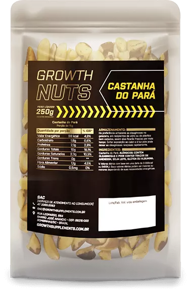 Castanha do Pará 250gr - Growth Supplements