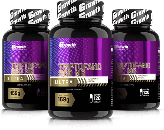 Triptofano Ultra - 120 comp - Growth Supplements