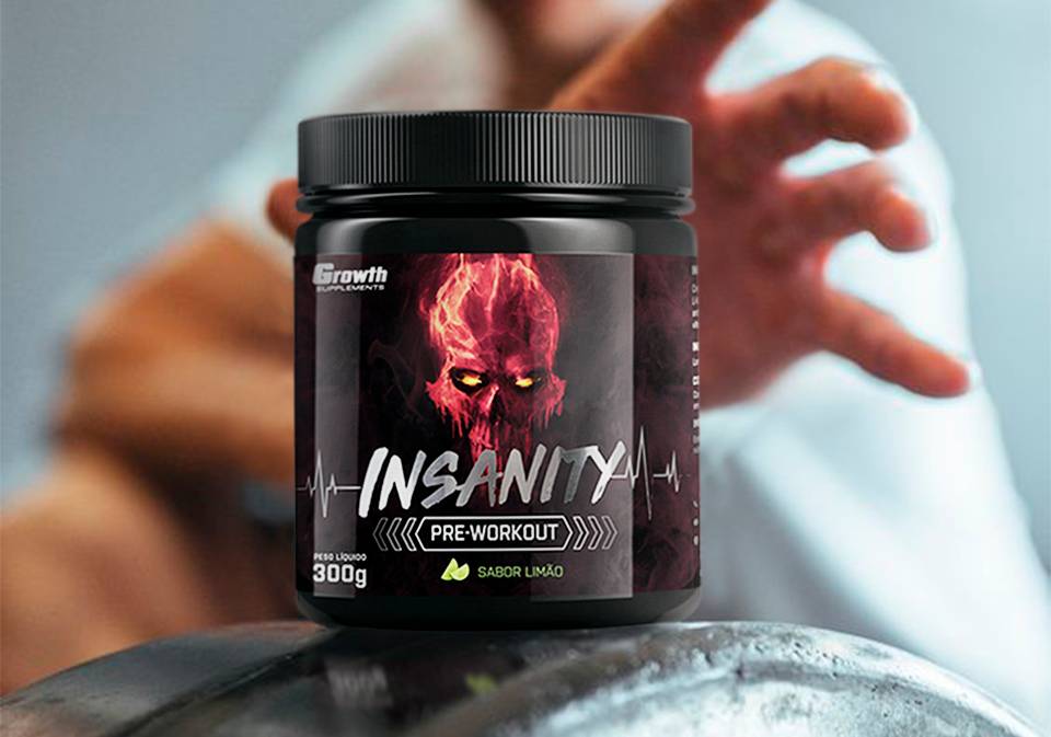 Saiba mais sobre o pré-treino Insanity da Growth Supplements