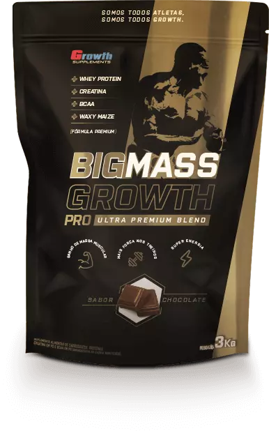Big Mass Hipercalórico - 3kgs - Growth Supplements
