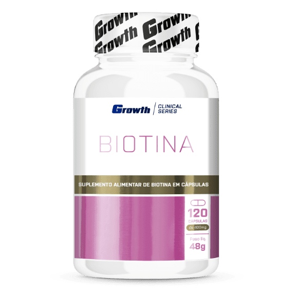 Biotina 120 Cápsulas Growth Supplements