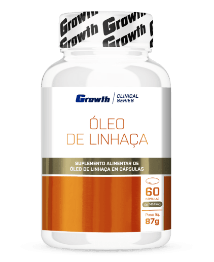 Óleo de Linhaça 60 Cápsulas - Growth Supplements