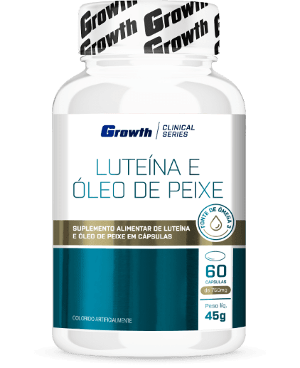 Luteína e Óleo de peixe 60 cápsulas - Growth Supplements