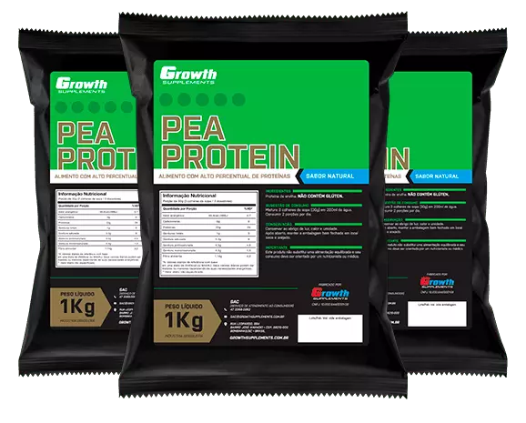 Proteína da Ervilha - Pea Protein (1kg) - Growth Supplements