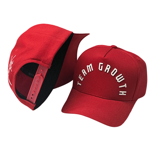 BONÉ VERMELHO TEAM GROWTH - GROWTH SUPPLEMENTS