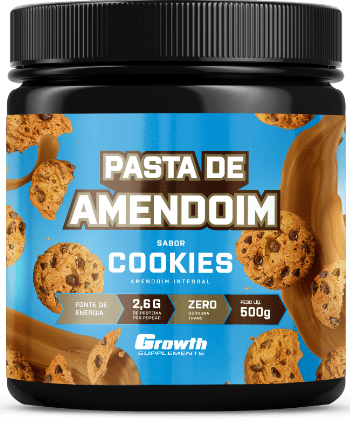 Pasta de Amendoim Sabor Cookies 500g - Growth Supplements