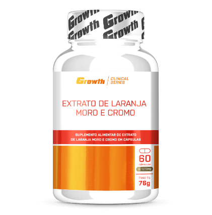 EXTRATO DE LARANJA MORO E CROMO 60SOFT - GROWTH SUPPLEMENTS