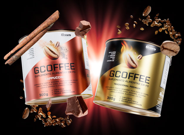 Conheça os cafés GCoffee tradicional e GCoffee cappuccino - Growth Supplements