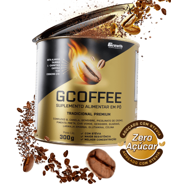 GCOFFEE 300GR SABOR CAFÉ TRADICIONAL - GROWTH SUPPLEMENTS
