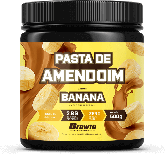 Pasta de Amendoim Sabor Cookies 500g - Growth Supplements