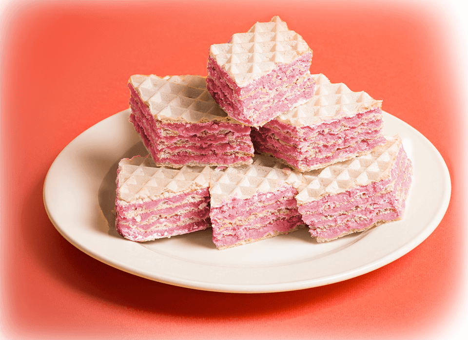prato com wafer protein