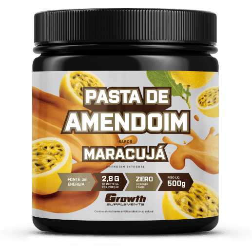 2x Pasta de Amendoim Sabor Cookies 500g - Growth Supplements