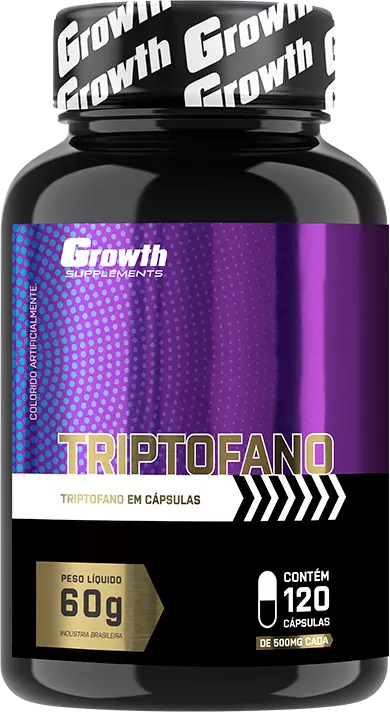 Triptofano 120 caps - Growth Supplements