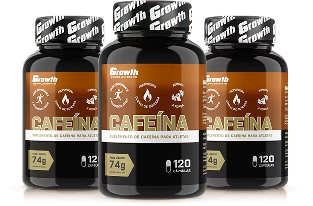 Cafeína (420MG) 120caps - Growth Supplements (thermogênico)