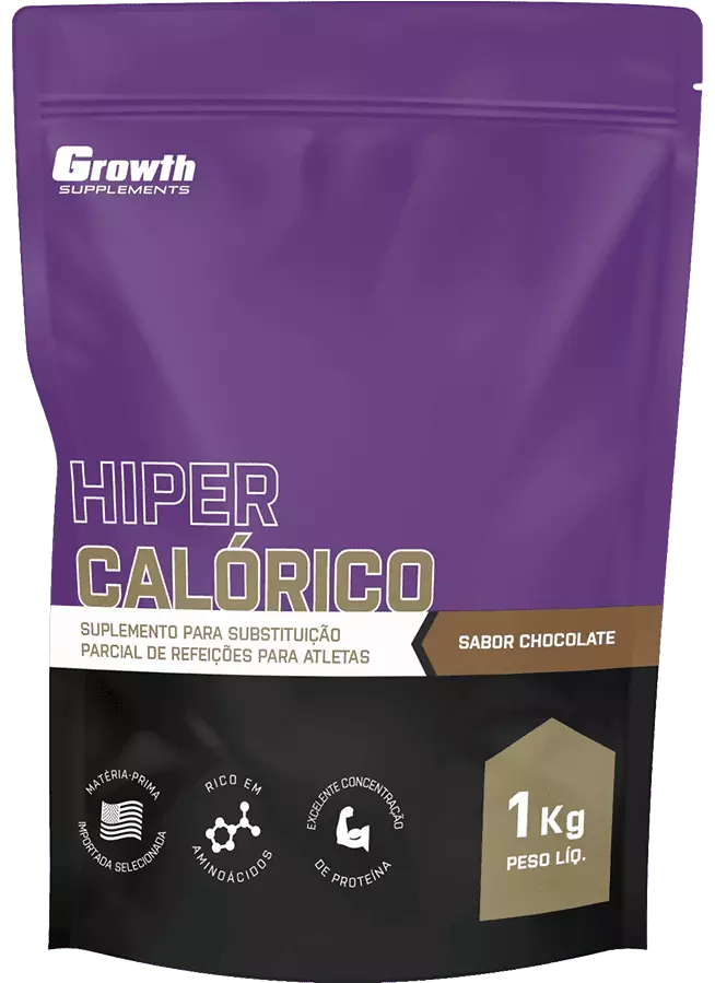 (TOP) Hipercalórico (sabor chocolate) (1KG) - Growth Supplements