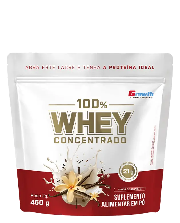 100% Whey Protein Concentrado - 900g