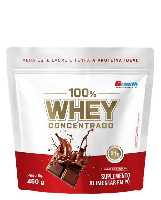 100% Whey Protein Concentrado - 450g