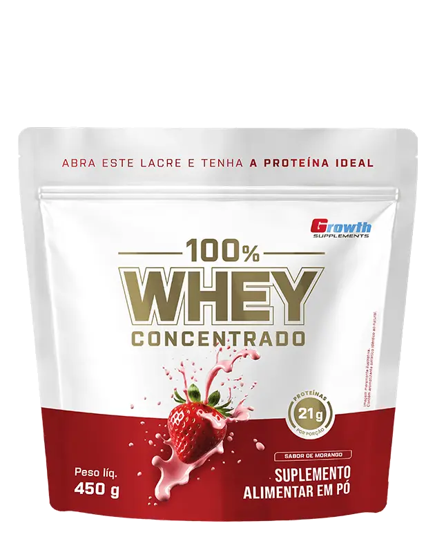 100% Whey Protein Concentrado - 900g
