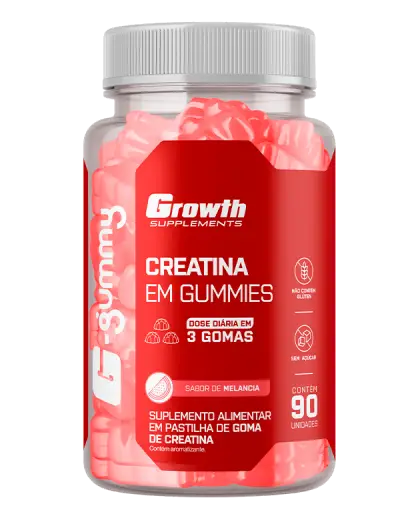 l-carnitina dose diria 2000mg com Cromo em P 90g Creatina G-Gummy | Growth Supplements