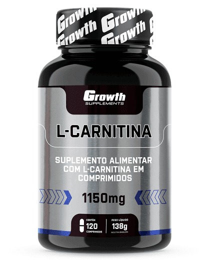 L-Carnitina 1150mg 120 Comp - Growth Supplements L-Carnitina 1150mg 120 Comp - Growth Supplements
