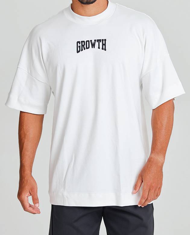 Camiseta Growth Oversized Worldwide Off White