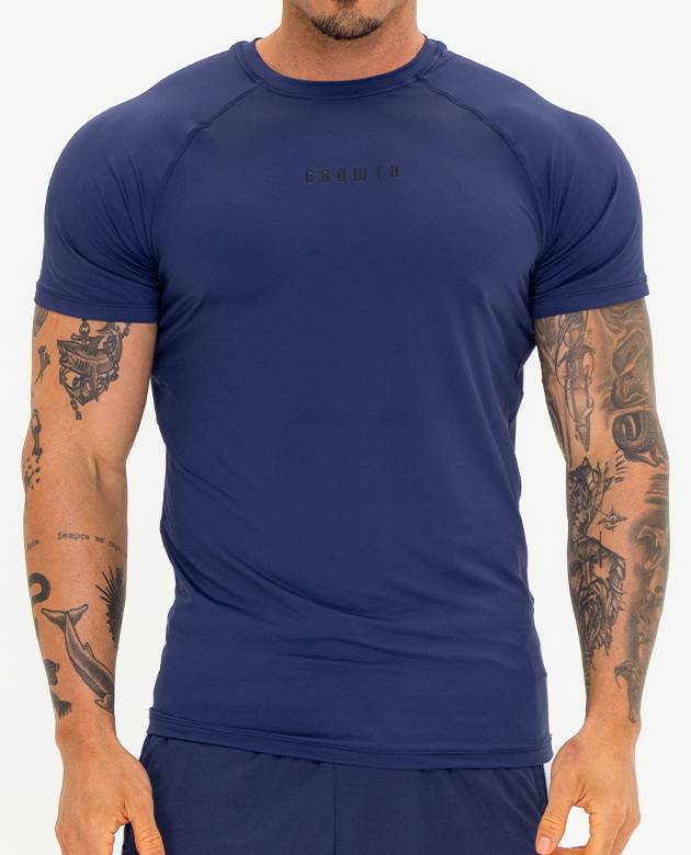 Camiseta Growth Térmica Azul Marinho