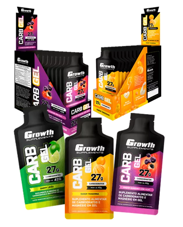 CARB GEL - DISPLAY C/ 10 UN - GROWTH SUPPLEMENTS