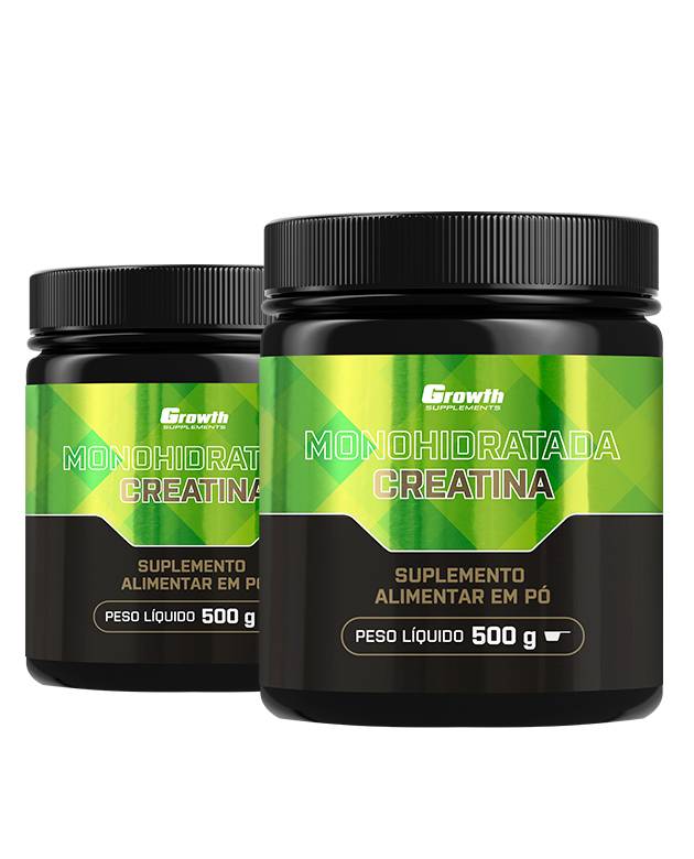 Kit Creatina Monohidratada 1kg
