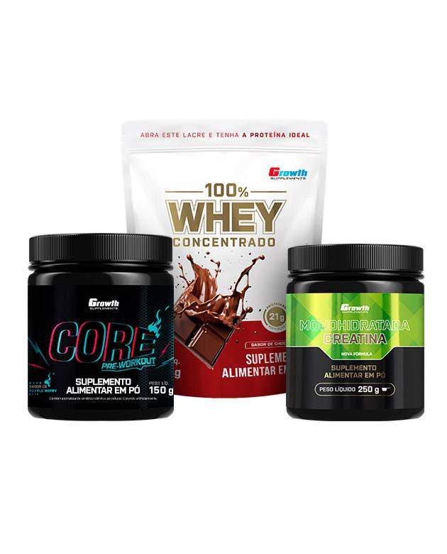Kit Growth Hardcore Starter: Purple Berry | Growth Supplements