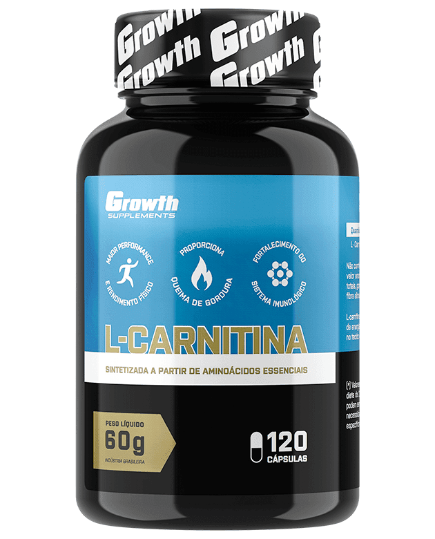 L-Carnitina 120 caps - Growth Supplements