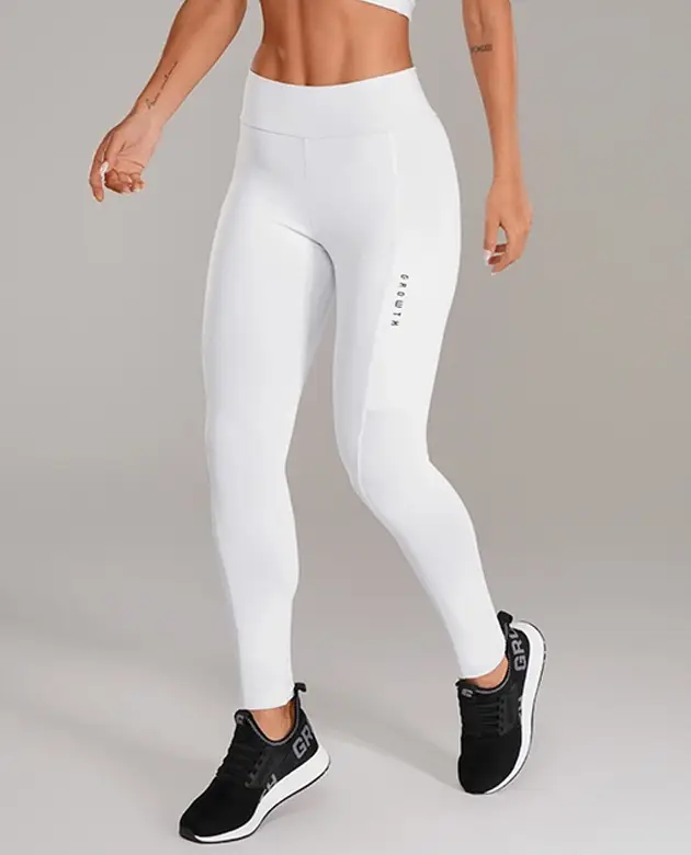 Legging Growth Beaut Branco Blackout