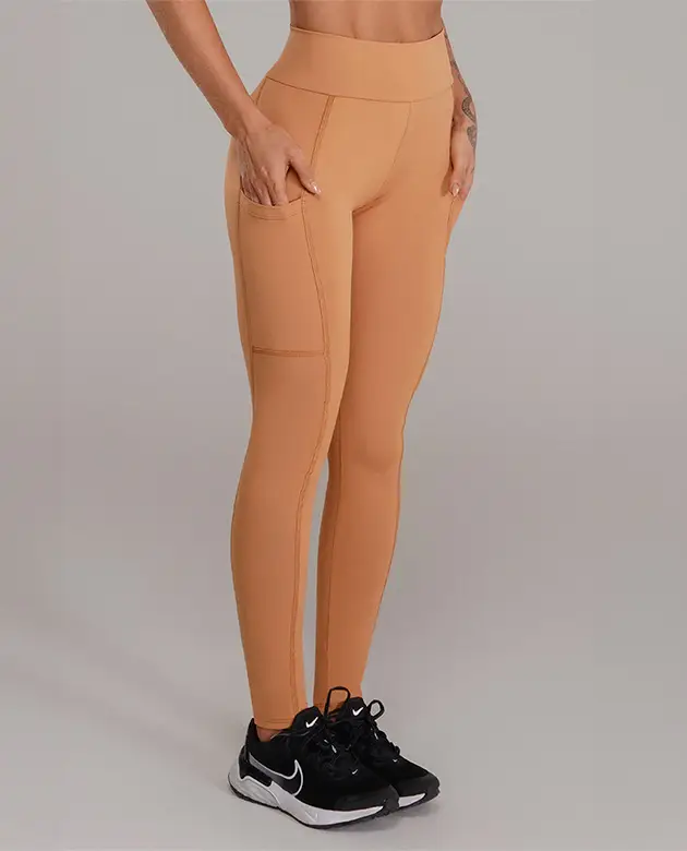 Legging Growth Beaut Marrom Frap