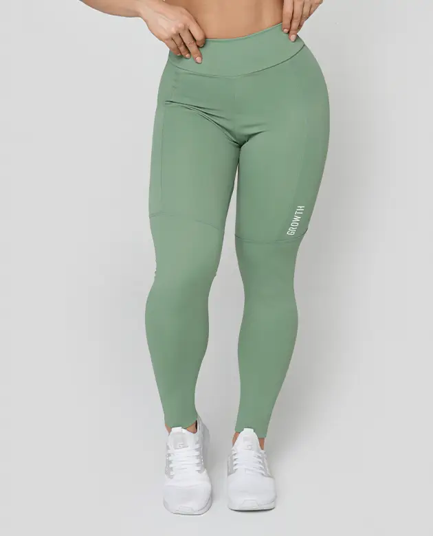 Legging Growth Shou Verde Malva