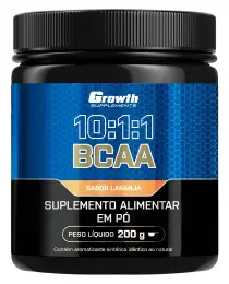 BCAA (10:1:1) (200g) (em pó) - Growth Supplements