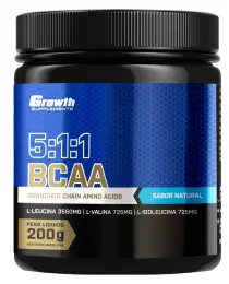 BCAA (5:1:1) (200g) (em pó) - Growth Supplements