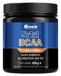 BCAA (5:1:1) (200g) (em pó) - Growth Supplements