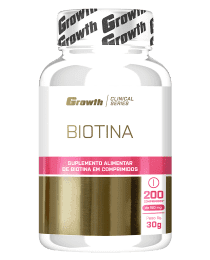 Suplemento BIOTINA 200COMP - GROWTH SUPPLEMENTS