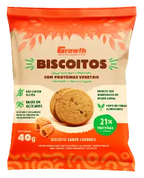 BISCOITOS COM PROTEÍNAS VEGETAIS — GROWTH SUPPLEMENTS