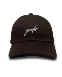 BONE DAD HAT GROWTH MANUSCRITO MARROM - GROWTH SUPPLEMENTS